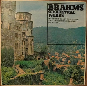 Brahms, Sir Adrian Boult Conducting The London Philharmonic Orchestra – Orchestral Works - Vinyl