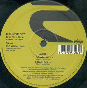 The Love Bite – Take Your Time Vinyl