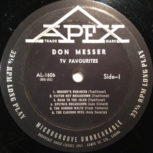 Don Messer And His Islanders – TV Favourites - Vinyl