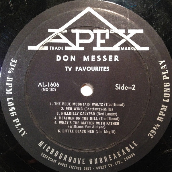 Don Messer And His Islanders – TV Favourites - Vinyl