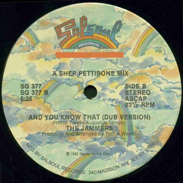 The Jammers – And You Know That - Vinyl