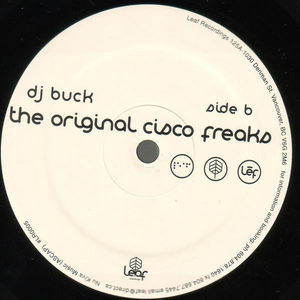 DJ Buck – The Original Cisco Freaks – Vinyl