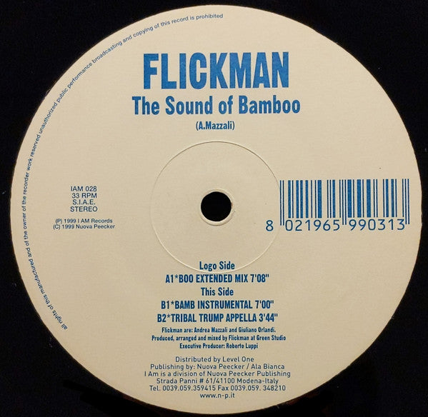 Flickman – The Sound Of Bamboo - Vinyl