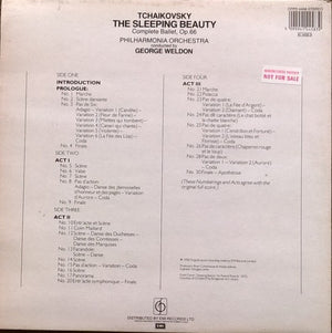 Tchaikovsky*, Philharmonia Orchestra, George Weldon – The Sleeping Beauty - Ballet Op. 66 – Vinyl