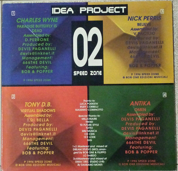 Charles Wyne, Tony D.B.*, Nick Perris, Antika – Idea Project E.P. - Vinyl