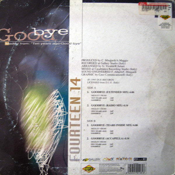 Fourteen 14 – Goodbye (Medley From: "Ten Years Ago") - Vinyl