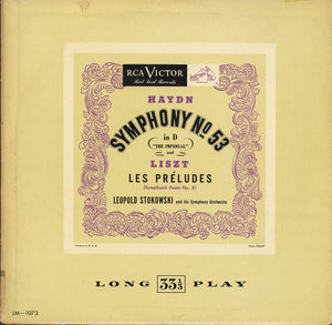 Haydn* / Liszt* - Leopold Stokowski And His Symphony Orchestra* – Symphony N° 53 in D ("The Imperial") / Les Préludes - Vinyl