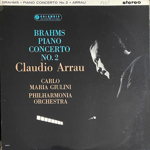 Brahms* - Claudio Arrau, Carlo Maria Giulini, Philharmonia Orchestra – Brahms Piano Concerto No. 2 – Vinyl
