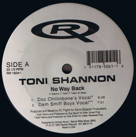 Toni Shannon – No Way Back – Vinyl