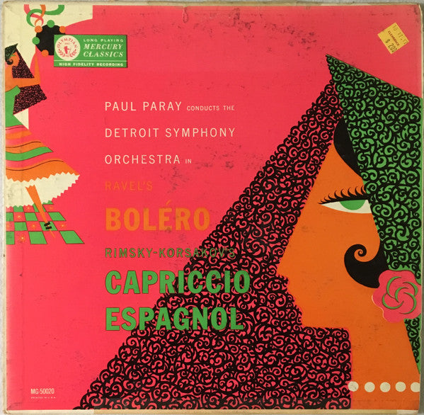 Paul Paray, Detroit Symphony Orchestra – Paul Paray Conducts The Detroit Symphony Orchestra In Ravel's Boléro / Rimsky-Korsakov's Capriccio Espagnol4  - Vinyl
