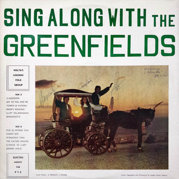 The Greenfields – Sing Along With With The Greenfields - Vinyl
