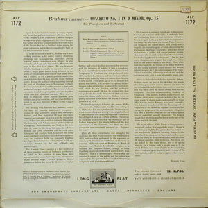 Solomon (6) And The Philharmonia Orchestra Conducted By Rafael Kubelik : Brahms* – Piano Concerto No. 1 - Vinyl