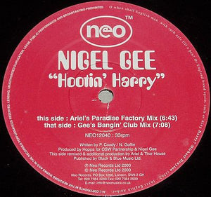 Nigel Gee – Hootin' Harry - Vinyl
