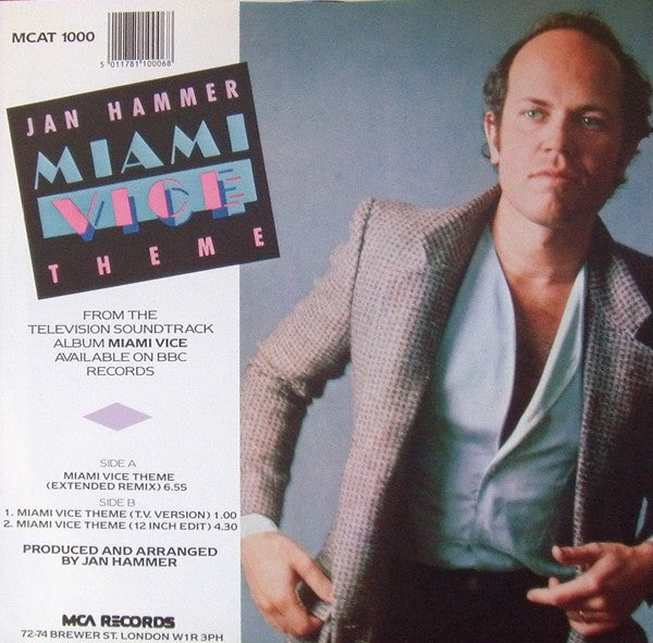 Jan Hammer – Miami Vice Theme - Vinyl