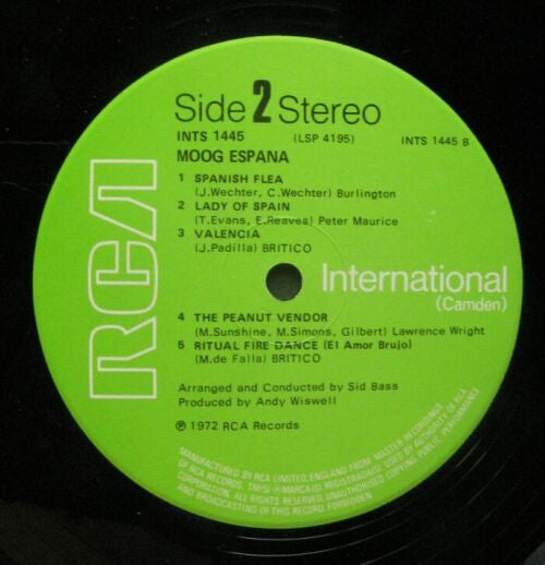 Sid Bass – Moog España - Vinyl