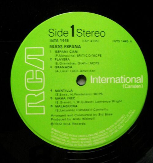 Sid Bass – Moog España - Vinyl