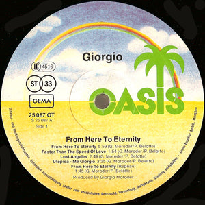 Giorgio* – From Here To Eternity – Vinyl