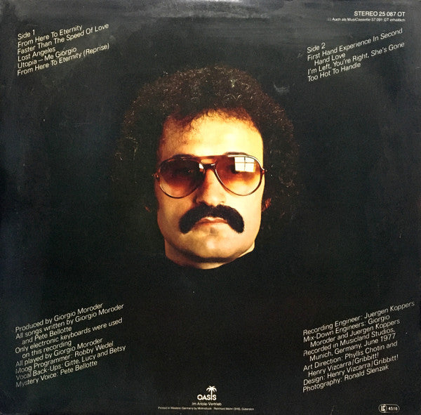 Giorgio* – From Here To Eternity – Vinyl