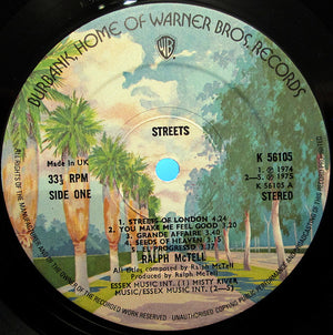 Ralph McTell – Streets - Vinyl