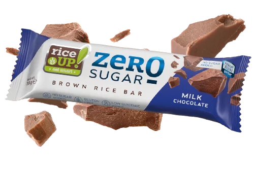 Rice Up Zero Sugar Milk Chocolate 18g