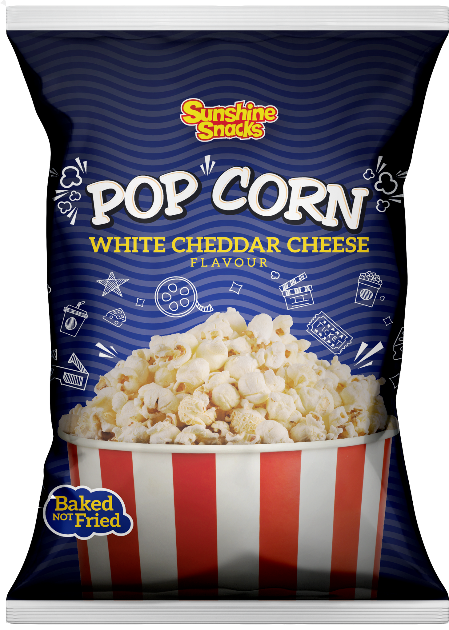 Sunshine Snacks American Popcorn Cheese 55g