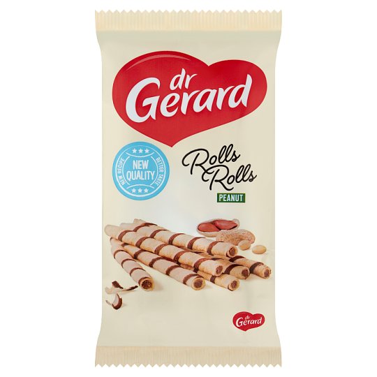 Dr.Gerard Wafer Rolls Peanut Cream 144g