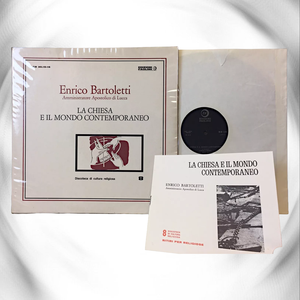 ENRICO BARTOLETTI - LA CHIESA E IL MONDO CONTEMPORANEO 2 LP ED. PAOLINE 1967 - Vinyl