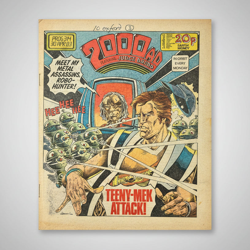 2000AD Featuring Judge Dredd Issue PROG #314 IPC 30th April 1983 Good Condition