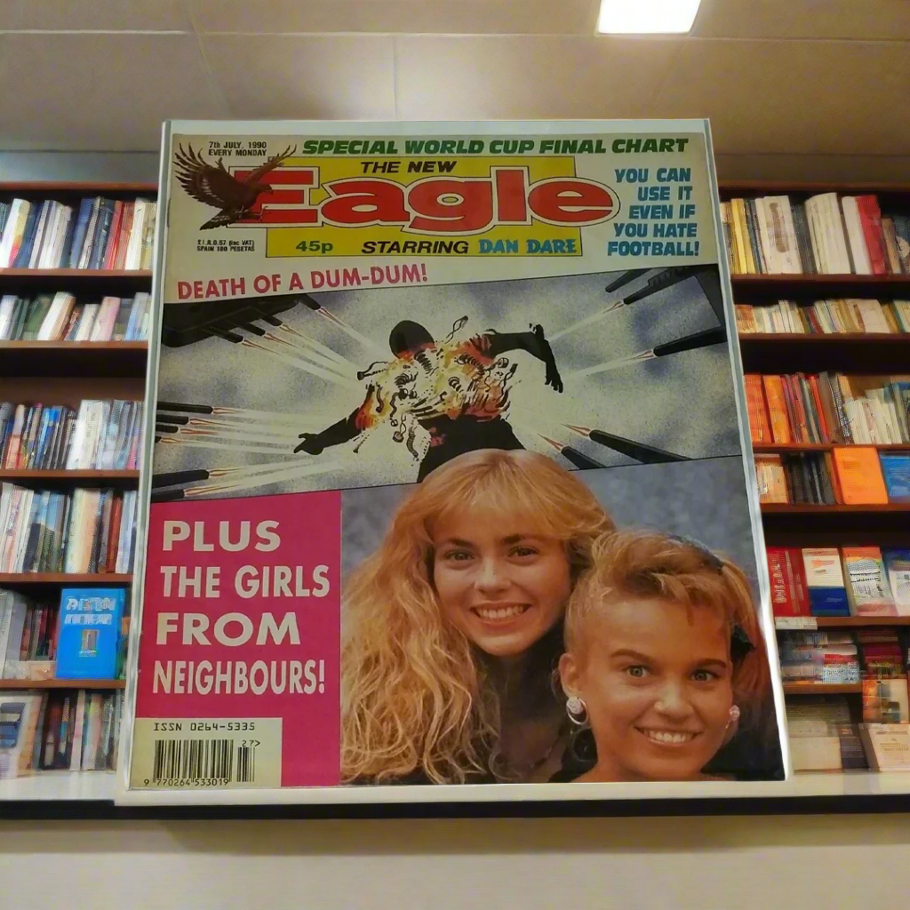 EAGLE 7TH JULY 1990 DAN DARE BRITISH WEEKLY COMIC