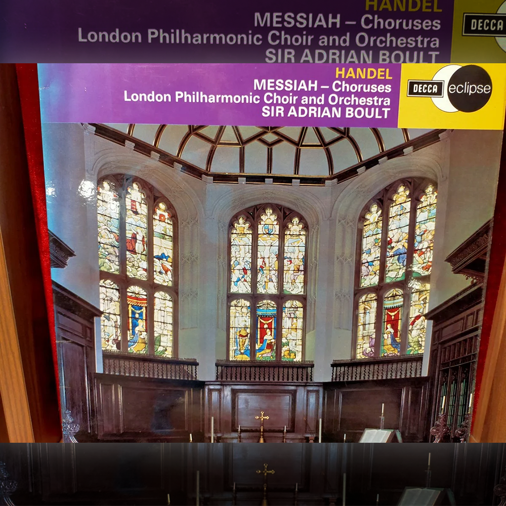 London Philharmonic Choir, The London Philharmonic Orchestra, Sir Adrian Boult ‎– Messiah - Choruses – Vinyl