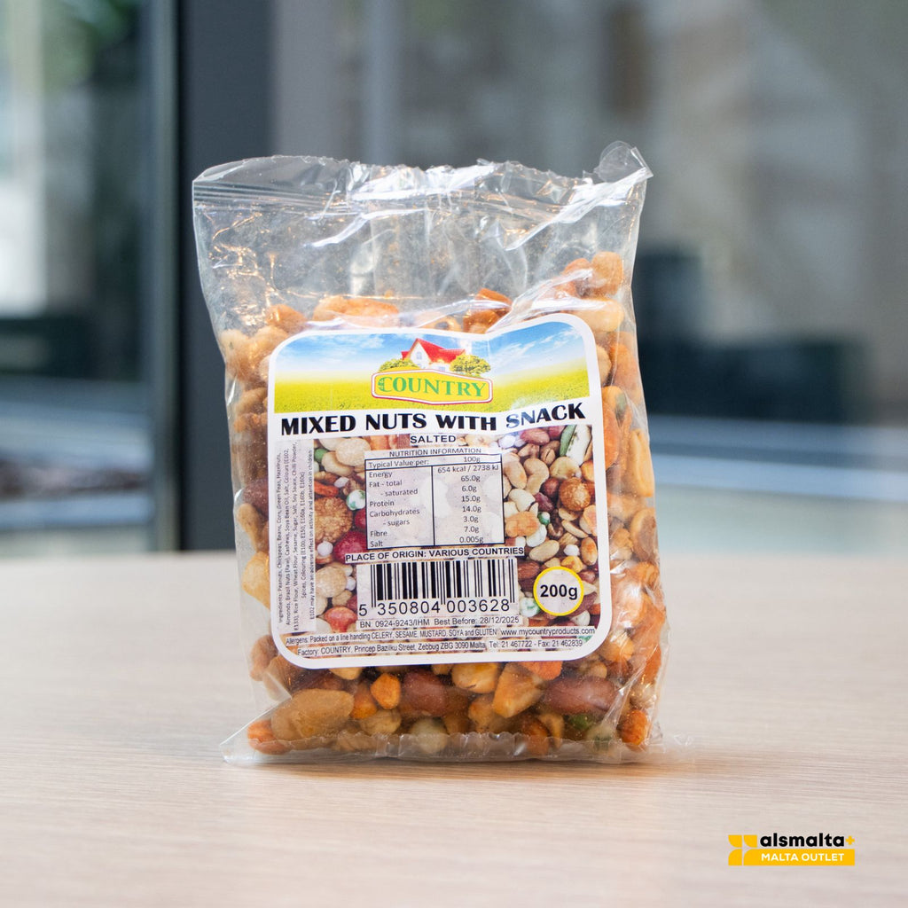 Country Mixed Nuts With Snack 200gr