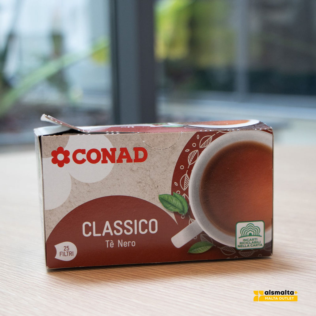 Conad Classico te nero 25 filtri