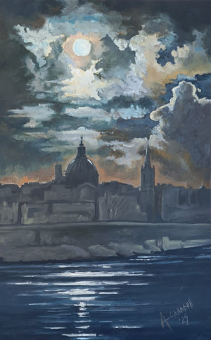 Valletta at night 2