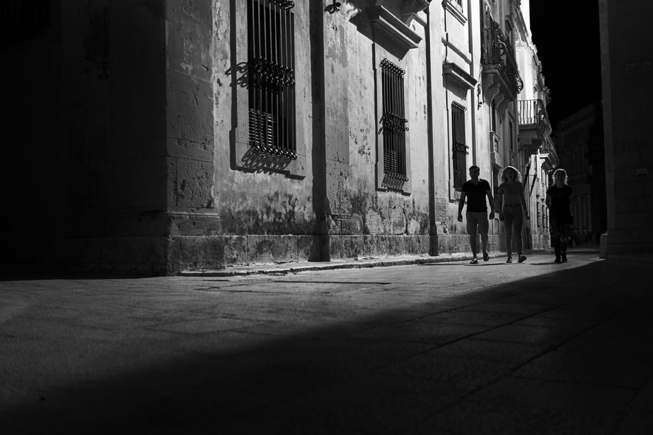 Valletta at night