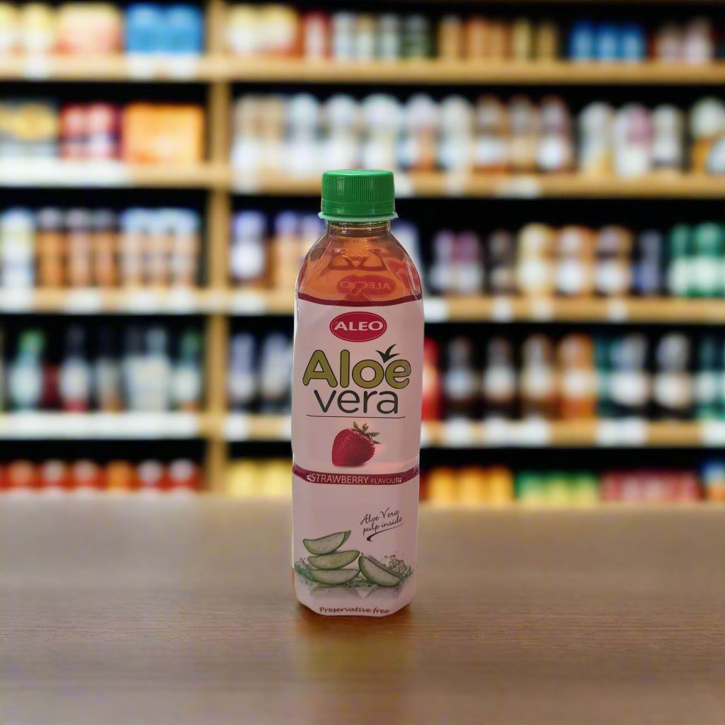 Aloe Vera Drink Strawberry 500ml