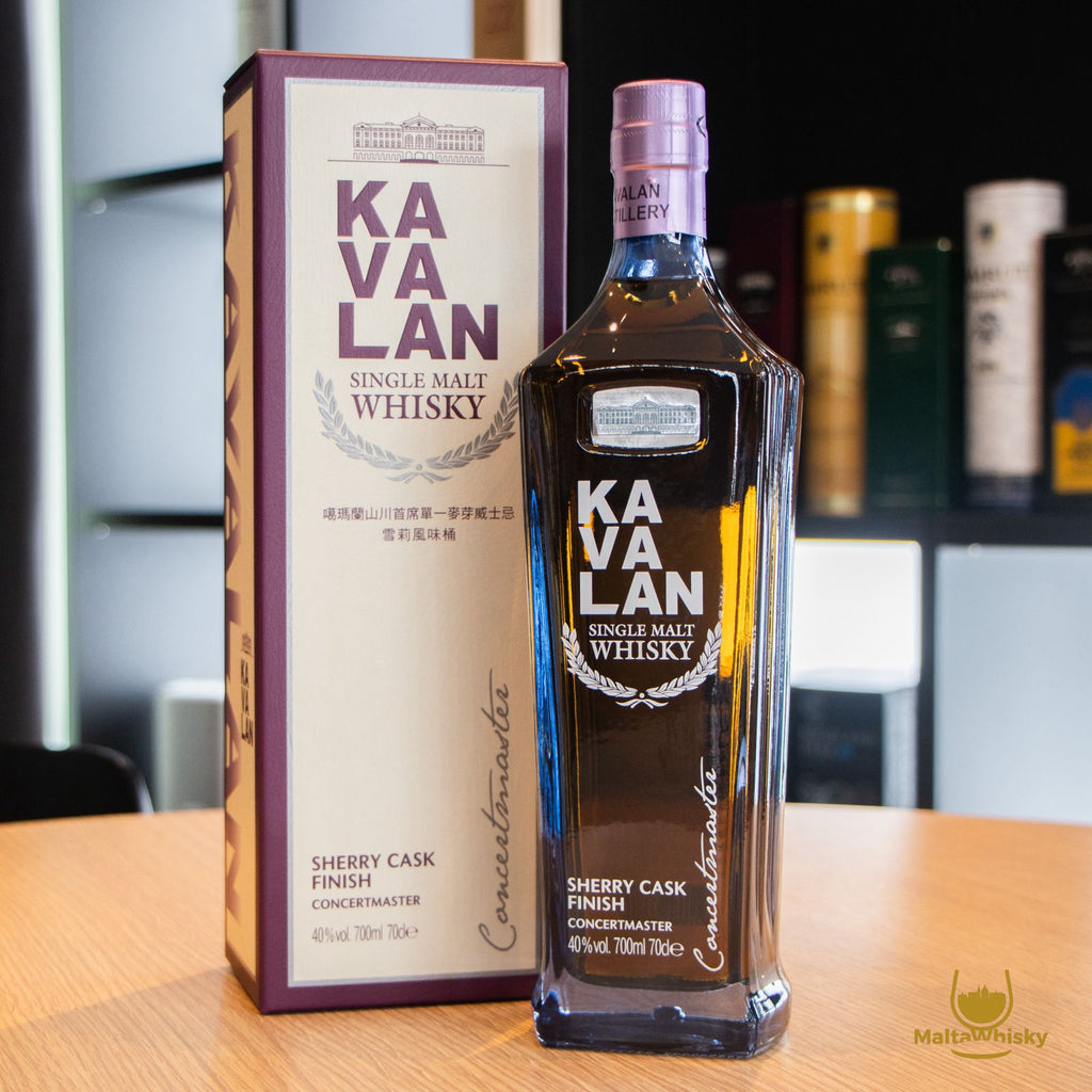 Kavalan CONCERTMASTER Sherry Cask Finish 40% Vol. 0,7l