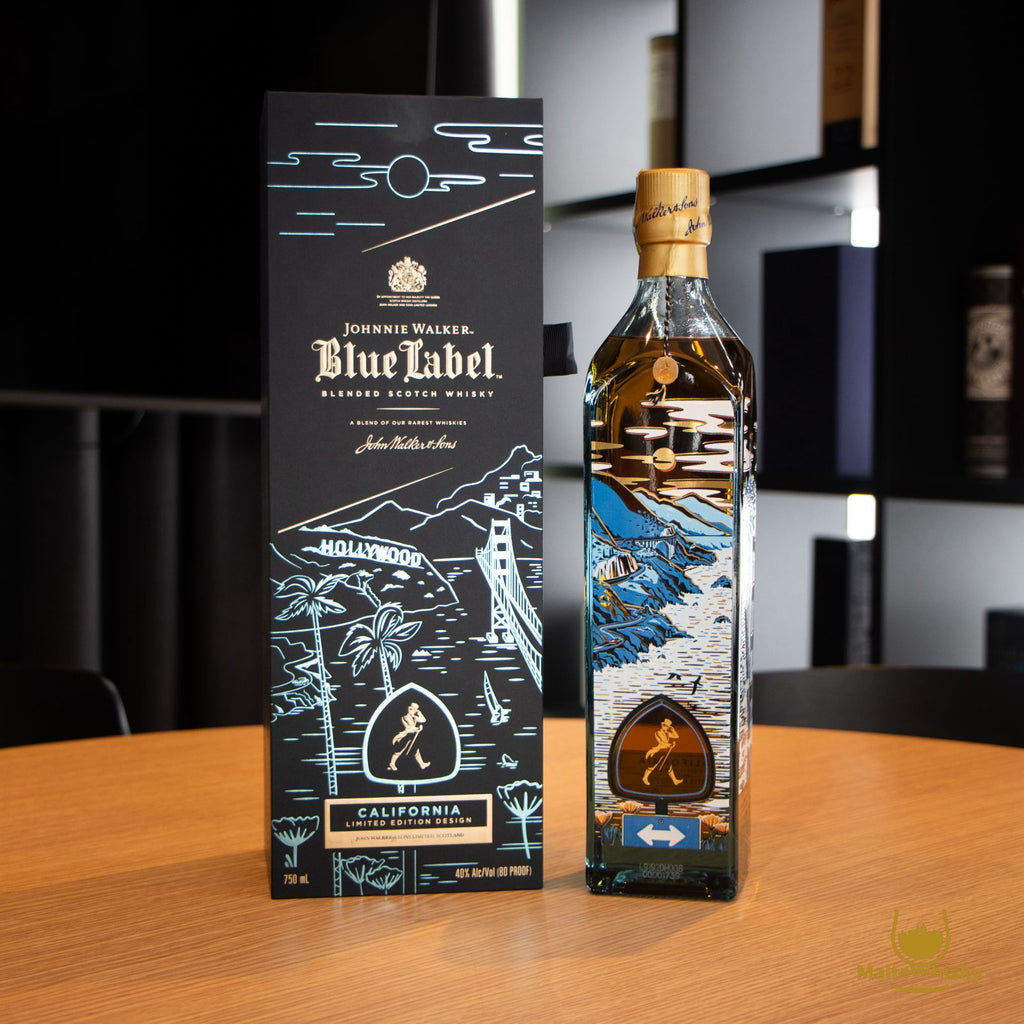 JOHNNIE WALKER BLUE LABEL CALIFORNIA EDITION 75CL