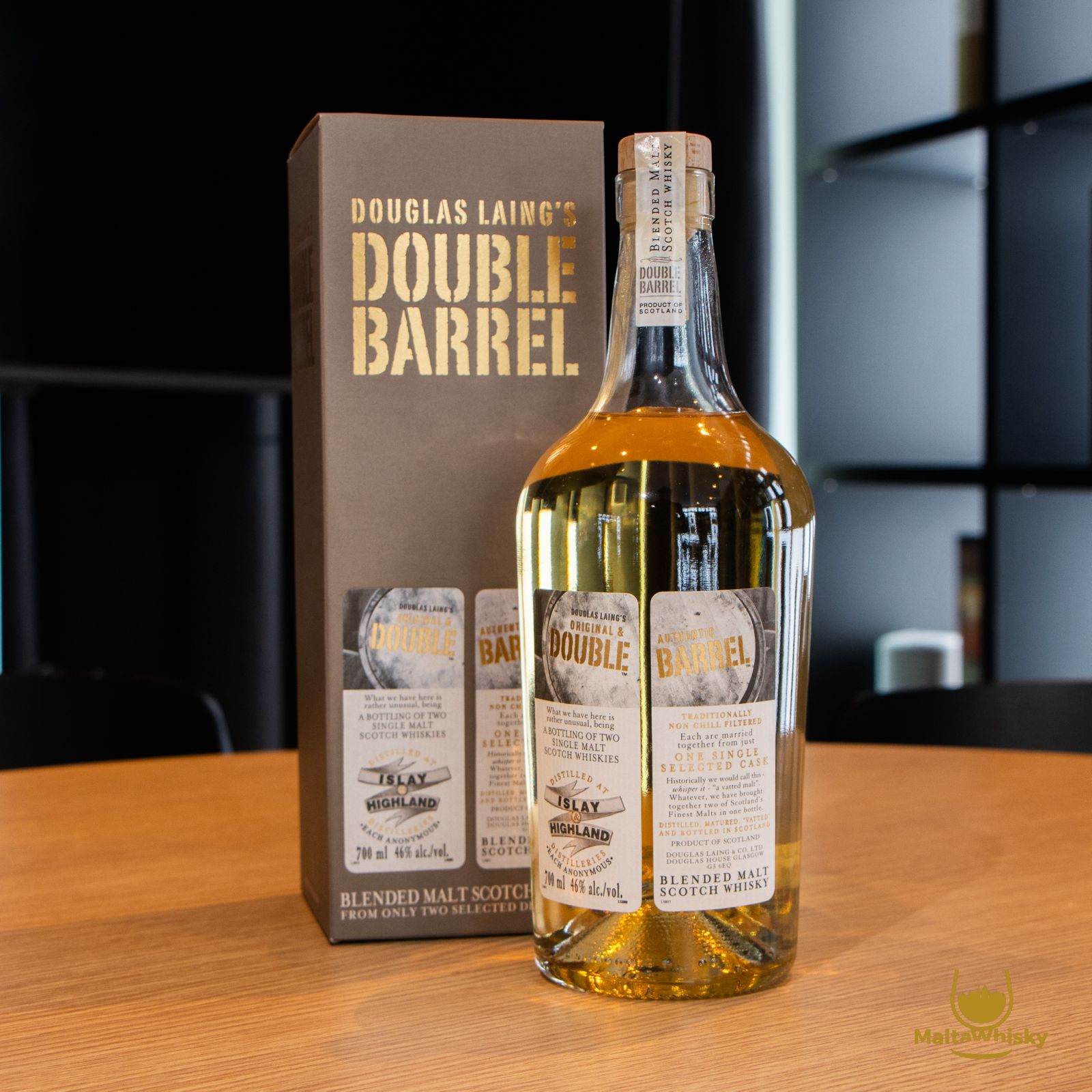 Douglas Laing's Double Barrel Islay & Highland 70cl – ALS Malta