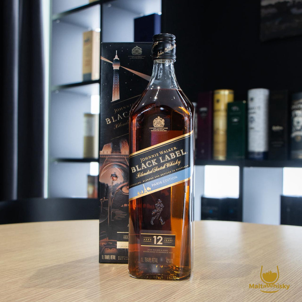 Johnnie Walker Black 12 Year Old Paris Limited edition