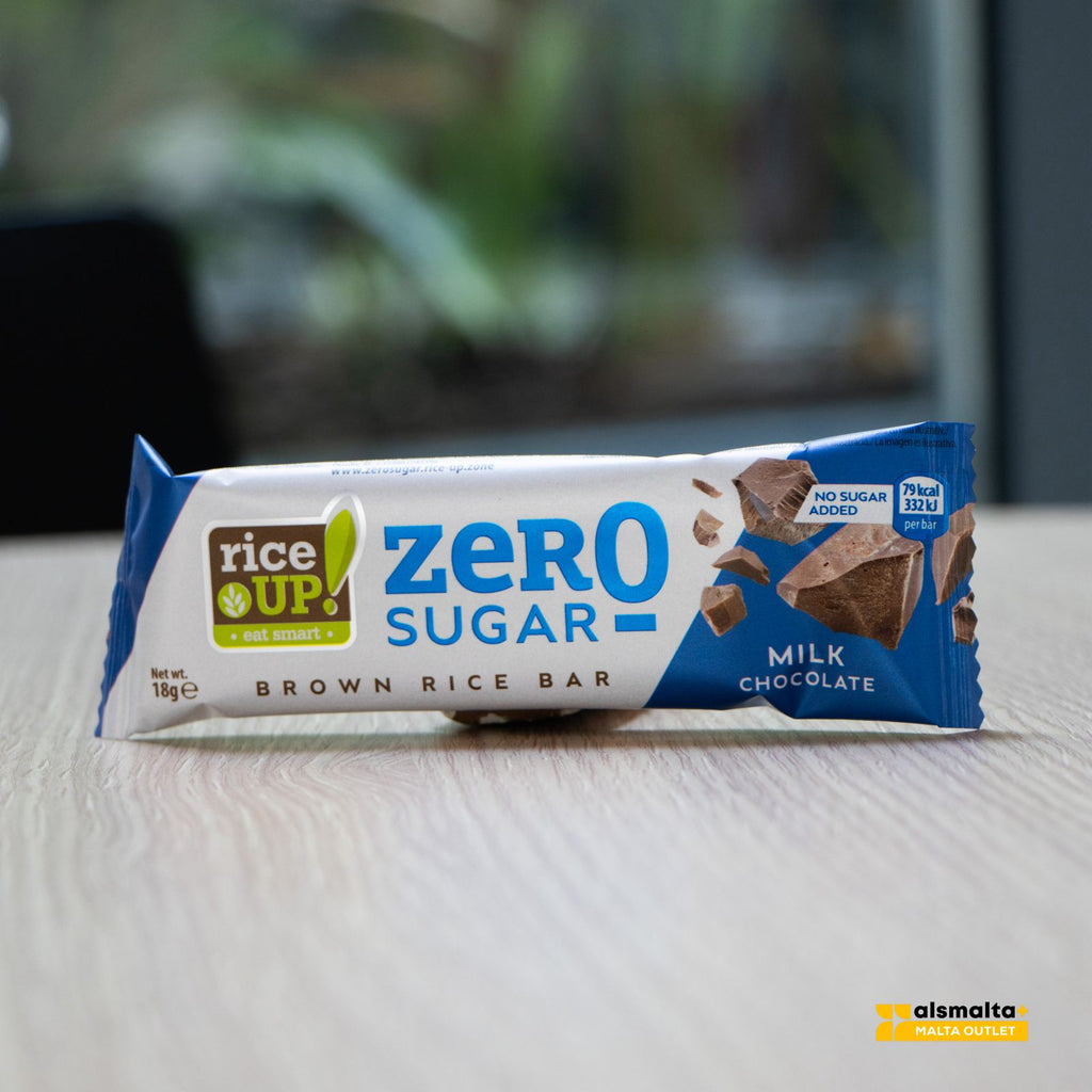 Rice Up Zero Sugar Milk Chocolate 18g