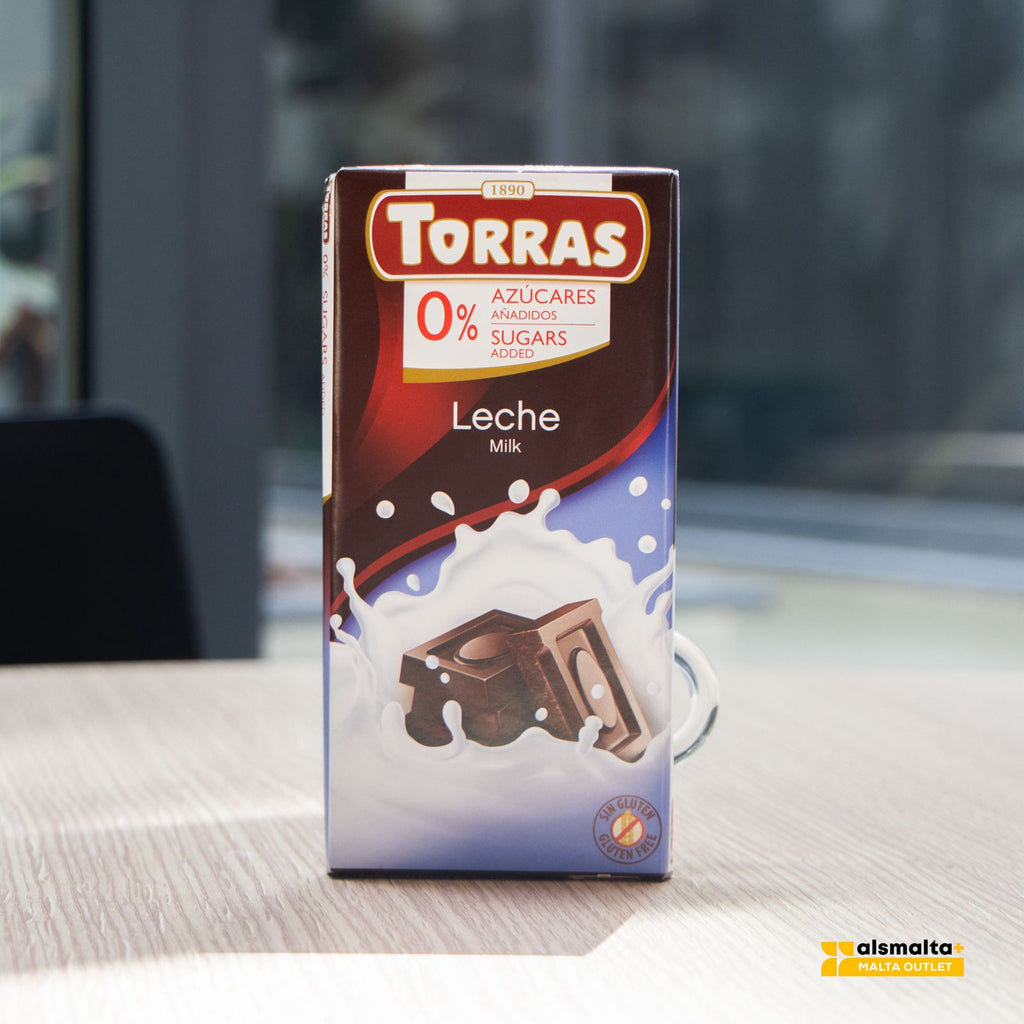 Torras Sugar Free Milk Chocolate 75g