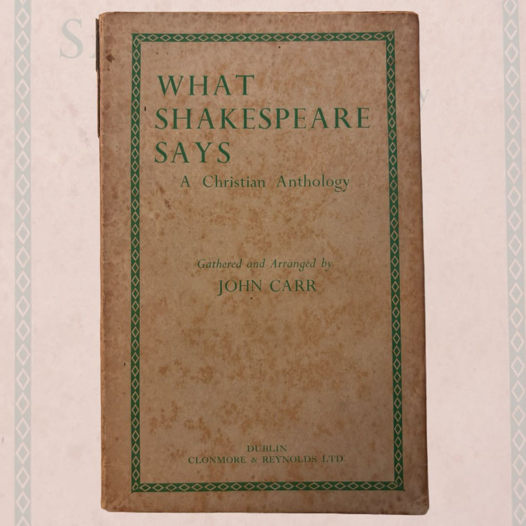 What Shakespeare Says