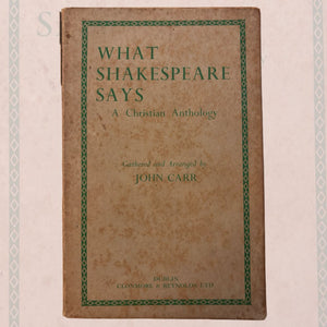 What Shakespeare Says