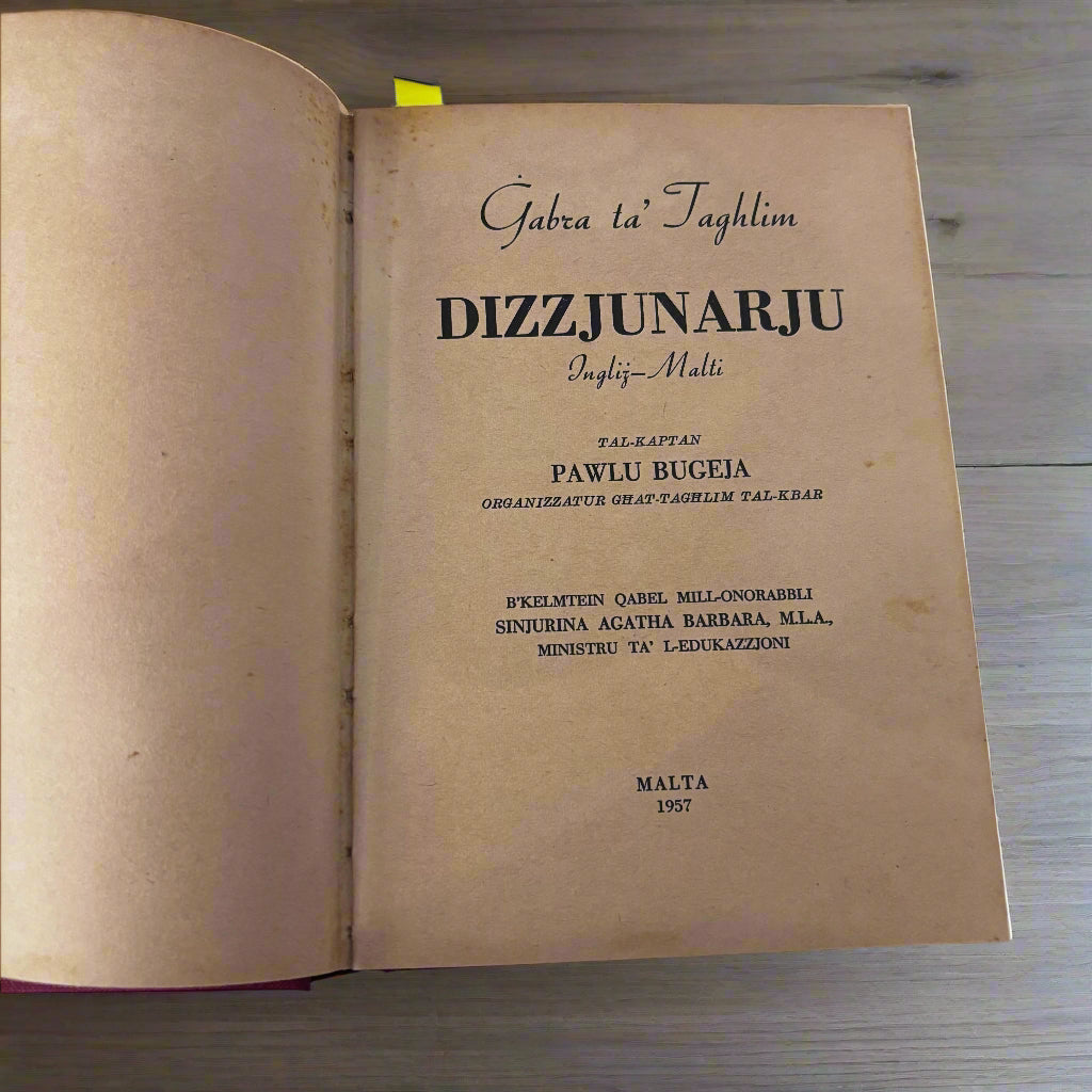 Gabra Ta` Taghlim Dizzjunarju Ingliz-Malti