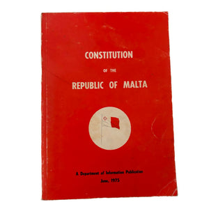 Constitution Of The Republic Of Malta