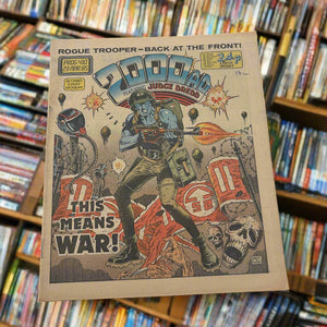 2000 A.D Feat JUDGE DREDD British Comic Newspaper Prog 410 23 Mar 1985