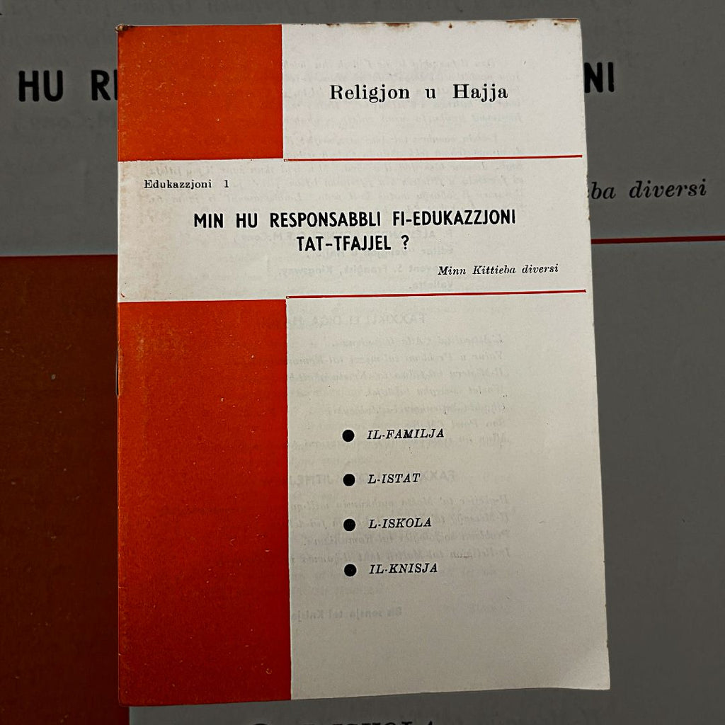 Religjon U Hajja Edukazzjoni 1