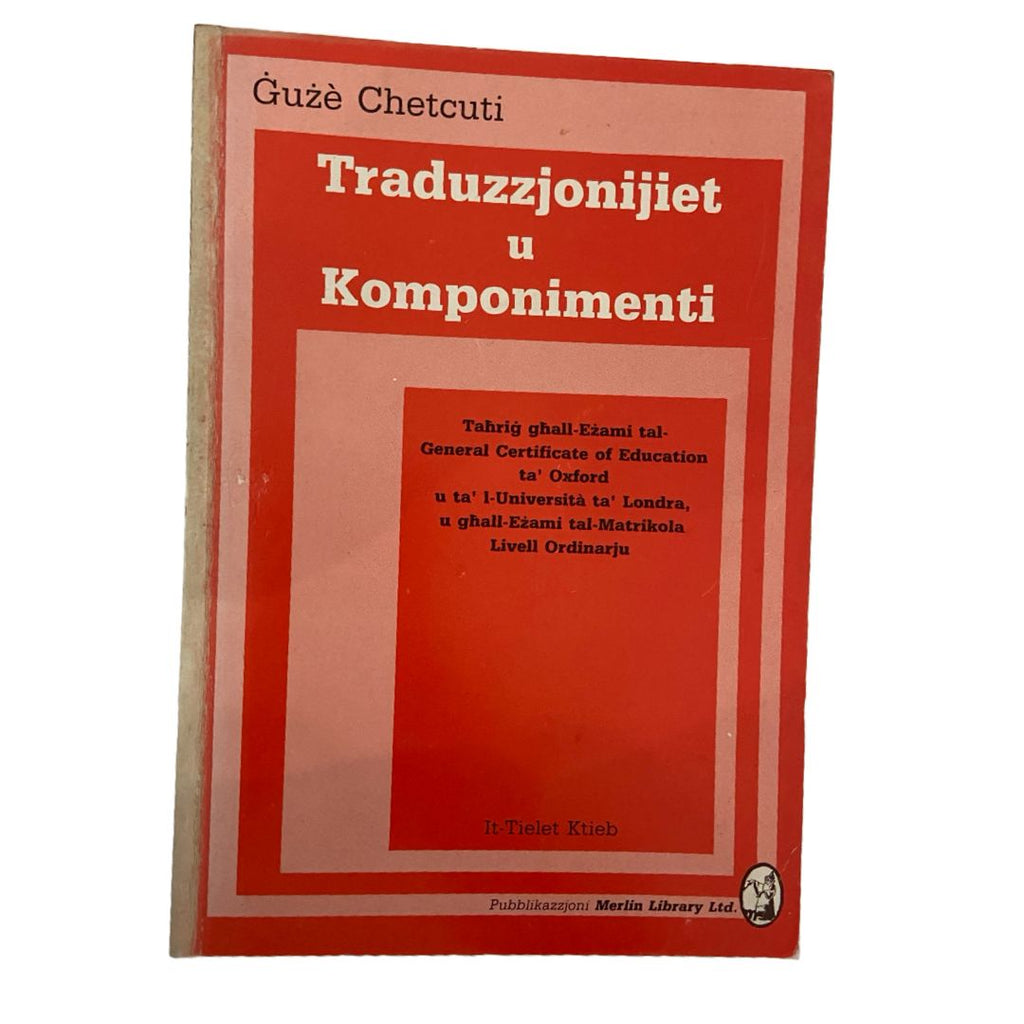 Traduzzjonijiet U Komponimenti