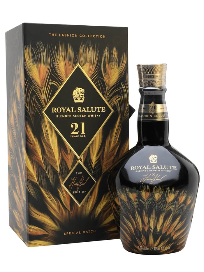 Chivas Regal Royal Salute 21 Years Harris Reed Gold Flagon 70cl