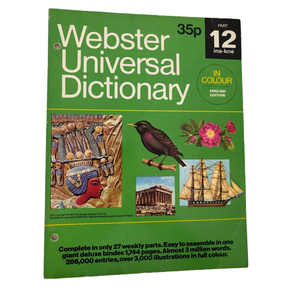 Webster Universal Dictionary 12